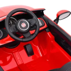 vidaXL Coche correpasillos eléctrico Fiat 500 Rojo Online