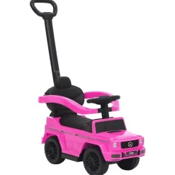vidaXL Coche de empuje para niños G63 Rosa