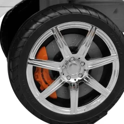 vidaXL Coche de niños accionado con el pie blanco blanco benz Discount