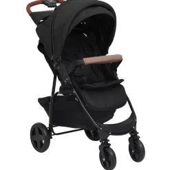 vidaXL Cochecito de bebé 2 en 1 de acero gris Antracita Online