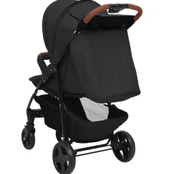 vidaXL Cochecito de bebé 2 en 1 de acero gris Antracita Online