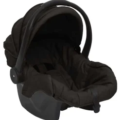 Niños vidaXL Transporte De Bebés-Cochecito de bebé 3 en 1 de acero gris