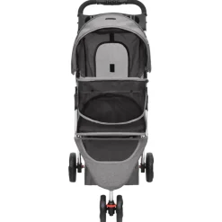 vidaXL Cochecito para perros plegable tela oxford 80x46x98 cm Gris Hot