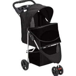 vidaXL Productos Para Mascotas-Cochecito para perros plegable tela oxford 80x46x98 cm