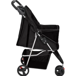 vidaXL Productos Para Mascotas-Cochecito para perros plegable tela oxford 80x46x98 cm