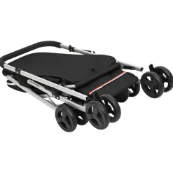 vidaXL Cochecito para perros plegable tela lino 100x49x96 cm Negro Best