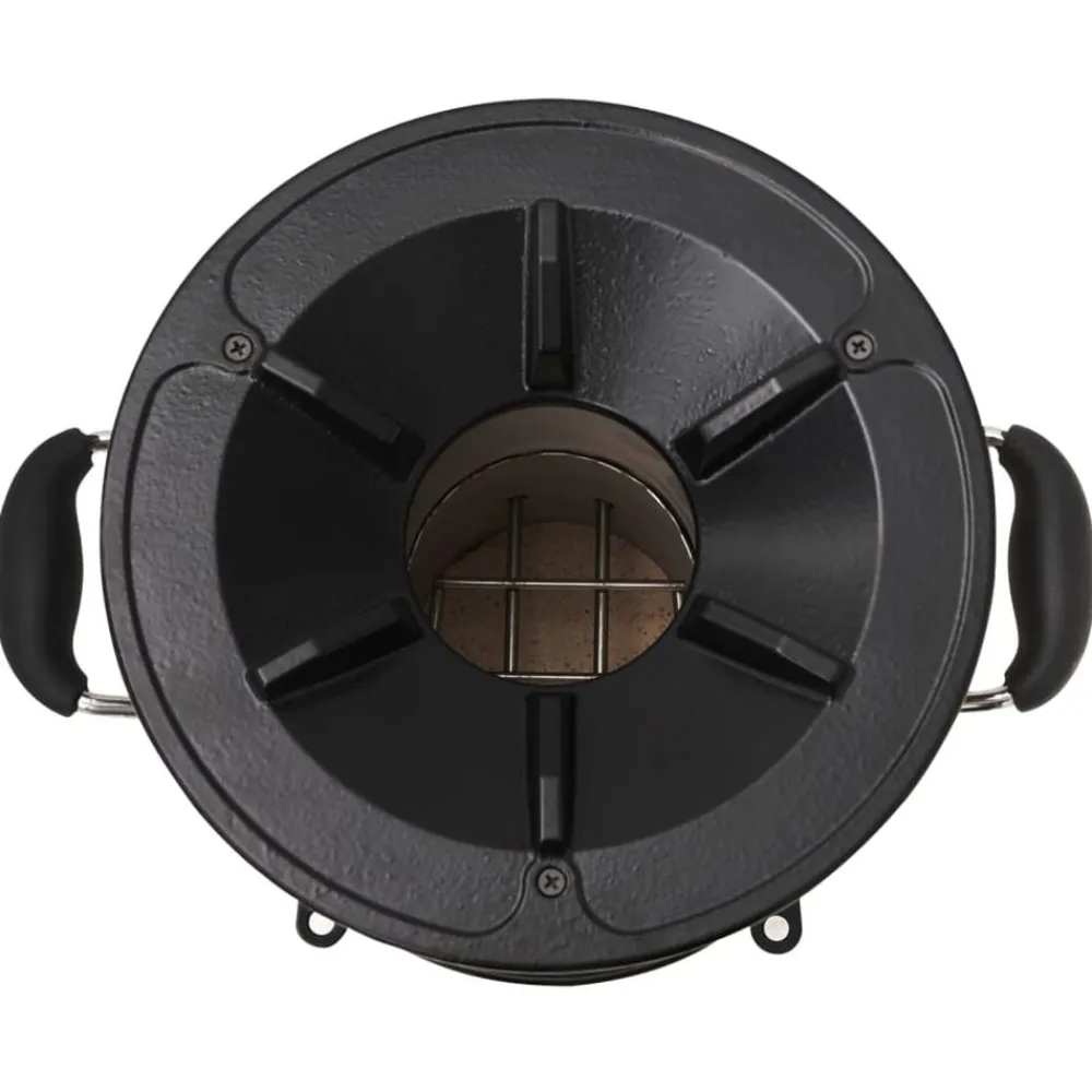 vidaXL Cocina leña camping acero inoxidable plateado 45,5x33x25,5 cm Best