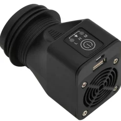 vidaXL Cocina leña ventilador USB acero inoxidable plata 35,5x26x28 cm Sale