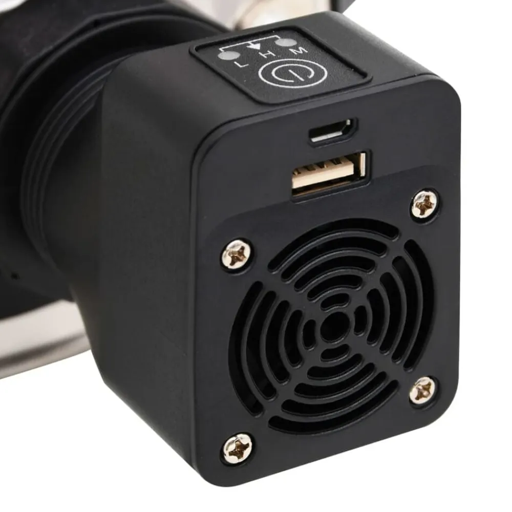 vidaXL Cocina leña ventilador USB acero inoxidable plata 35,5x26x28 cm Sale