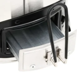 vidaXL Cocina leña ventilador USB acero inoxidable plata 35,5x26x28 cm Sale