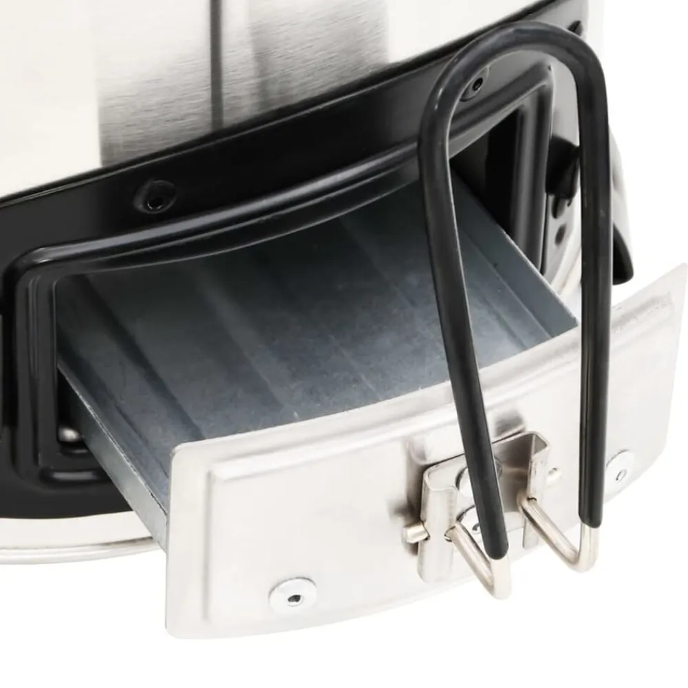 vidaXL Cocina leña ventilador USB acero inoxidable plata 35,5x26x28 cm Sale