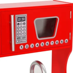 vidaXL Cocinita de juguete MDF roja 80x31x89 cm Hot