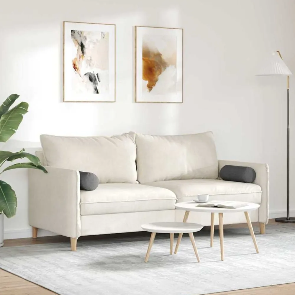 vidaXL Decoración-Cojines Bolster 2 pcs Ø 15 x 40 cm Tela de pana