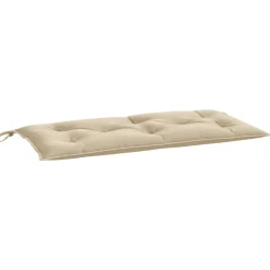 vidaXL Cojines de banco de jardín 2 uds tela Oxford 100x50x7 cm Beige New