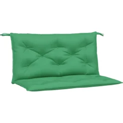 vidaXL Decoración-Cojines de banco de jardín 2 uds tela Oxford 100x50x7 cm