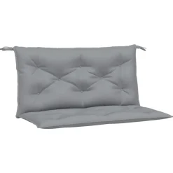vidaXL Cojines de banco de jardín 2 uds tela Oxford 100x50x7 cm Gris Clearance