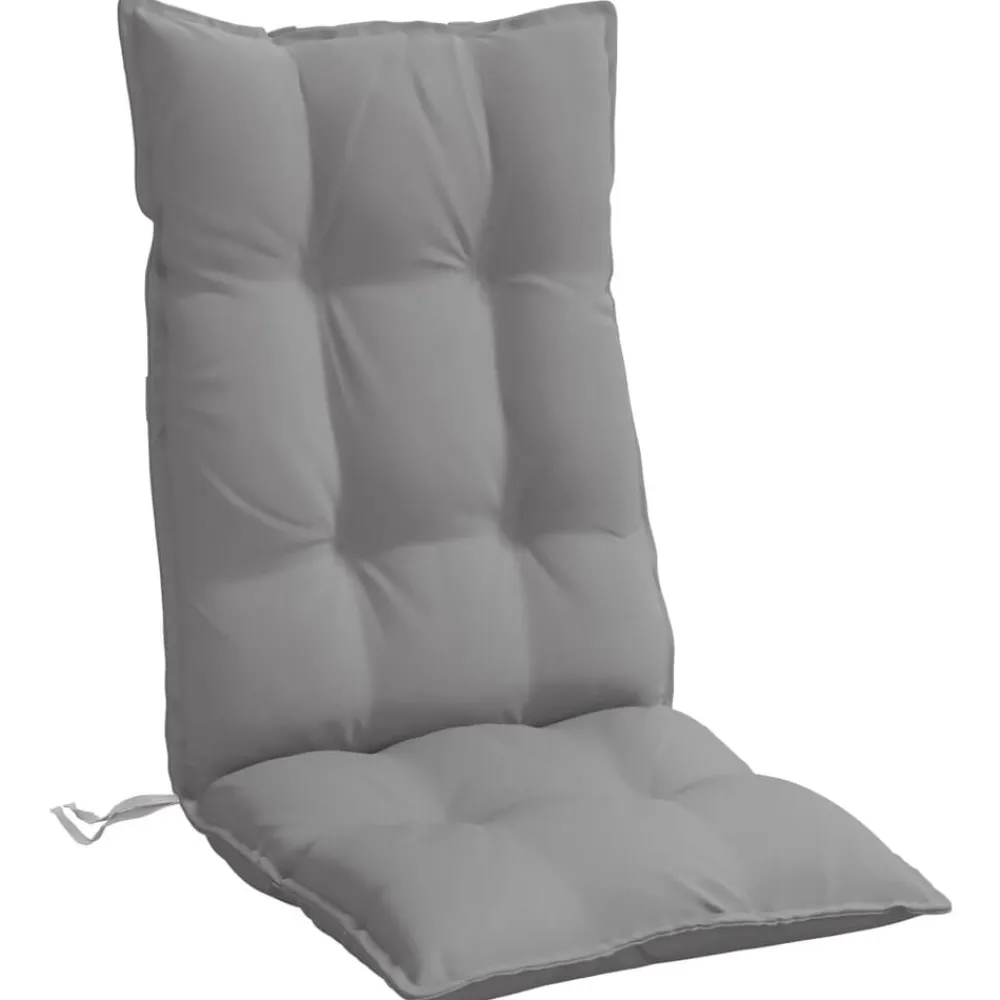 vidaXL Decoración-Cojines de silla con respaldo alto 2 uds tela Oxford