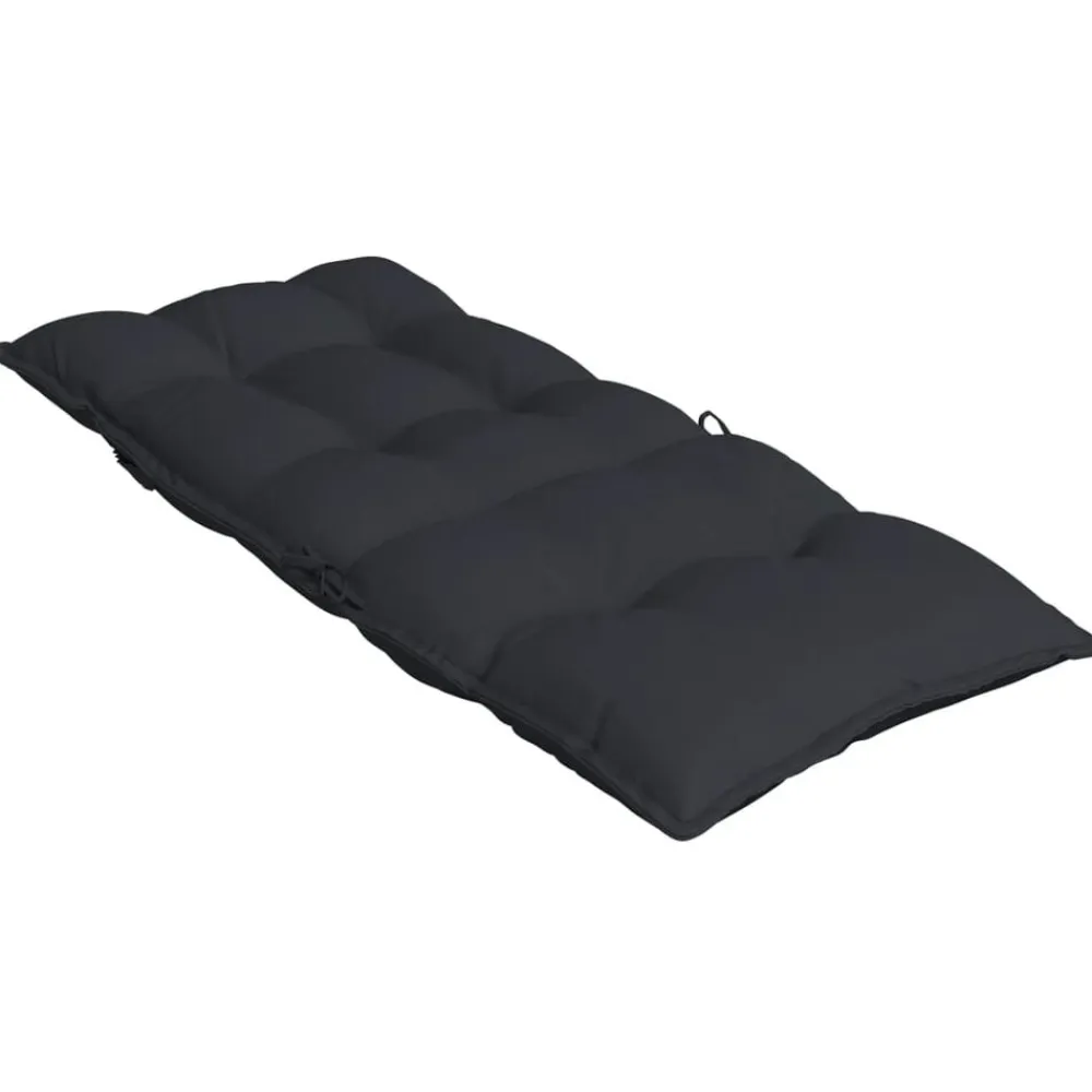 vidaXL Cojines de silla con respaldo alto 2 uds tela Oxford Negro Online