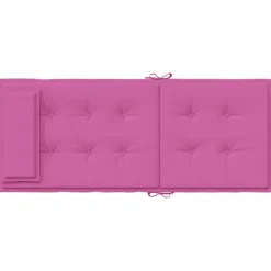 vidaXL Decoración-Cojines de silla con respaldo alto 2 uds tela Oxford