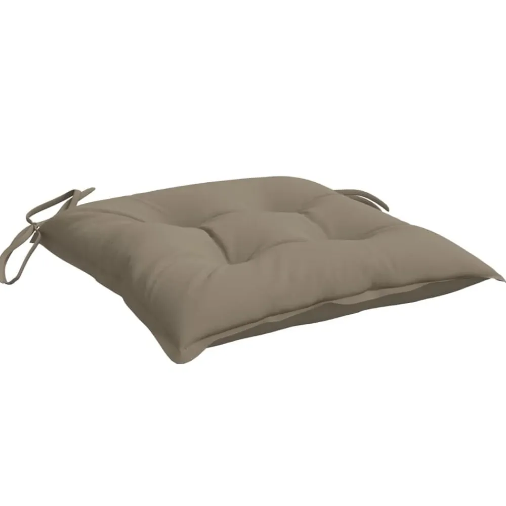 vidaXL Decoración-Cojines de silla de jardín 2 uds tela Oxford 40x40x7 cm