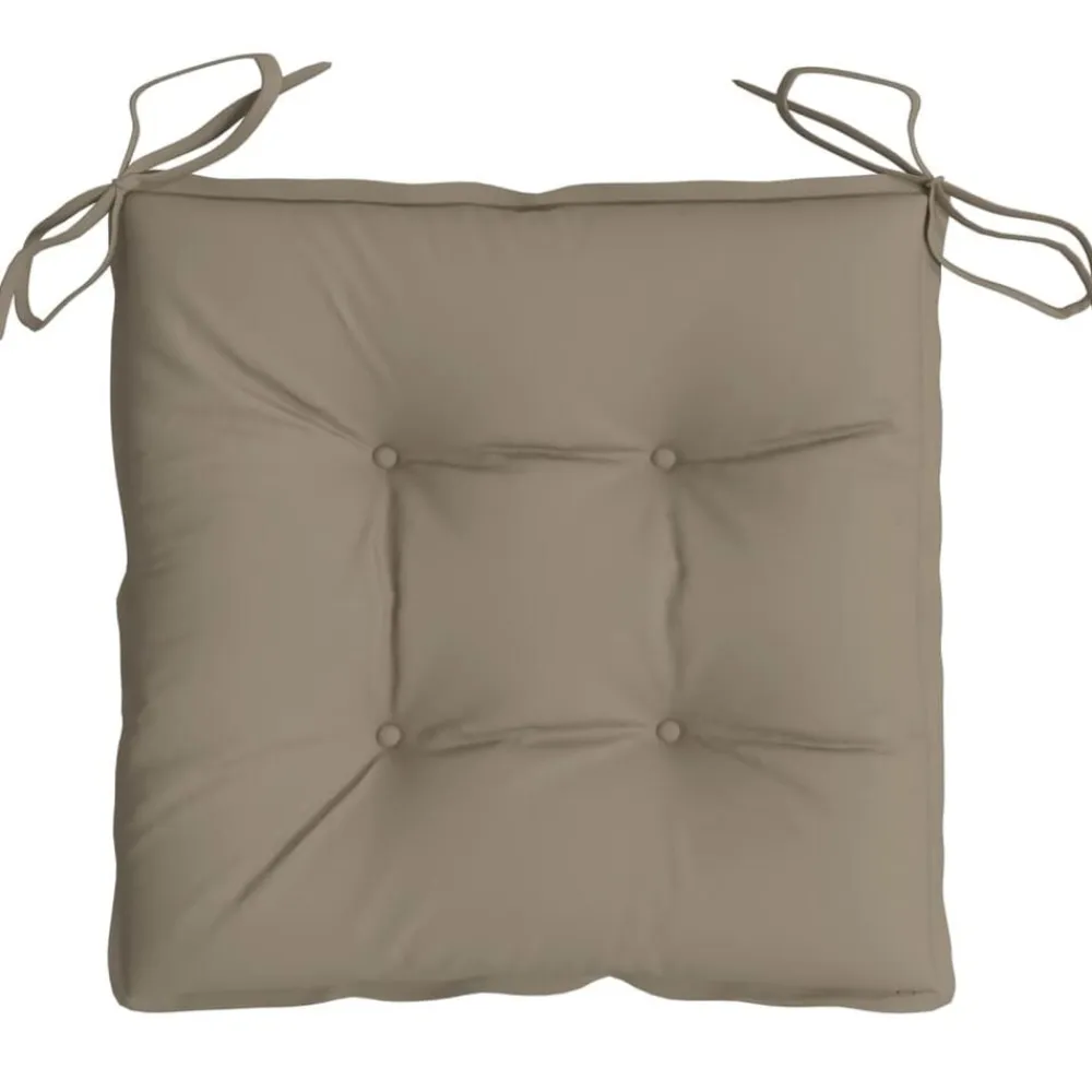 vidaXL Decoración-Cojines de silla de jardín 2 uds tela Oxford 40x40x7 cm