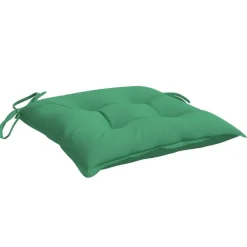 vidaXL Cojines de silla de jardín 6 uds tela Oxford 40x40x7 cm Verde Hot