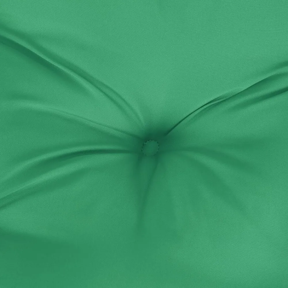 vidaXL Cojines de silla de jardín 6 uds tela Oxford 40x40x7 cm Verde Hot
