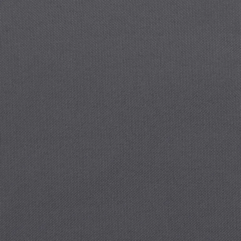 vidaXL Cojines de silla respaldo bajo 2 uds tela Oxford gris Antracita Clearance