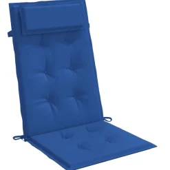 vidaXL Cojines de silla respaldo alto 2 uds tela Oxford klein Azul Discount