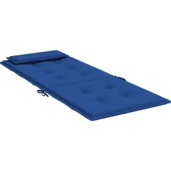 vidaXL Cojines de silla respaldo alto 2 uds tela Oxford klein Azul Discount
