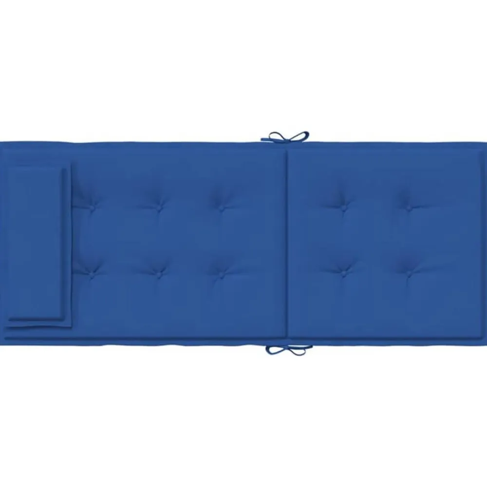 vidaXL Cojines de silla respaldo alto 2 uds tela Oxford klein Azul Discount