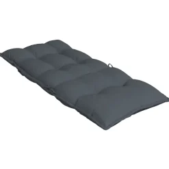 vidaXL Cojines de silla respaldo alto 2 uds tela Oxford gris Antracita Discount