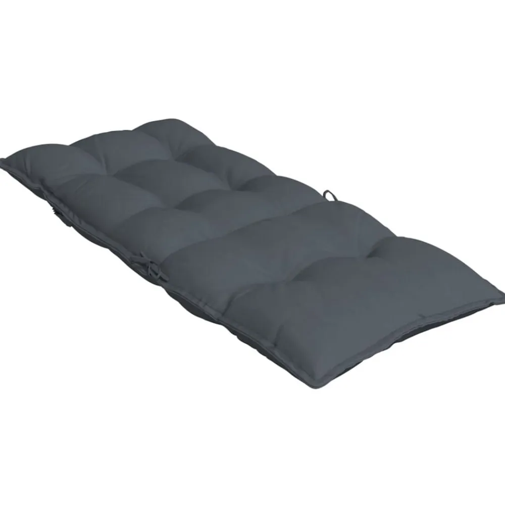 vidaXL Cojines de silla respaldo alto 2 uds tela Oxford gris Antracita Discount