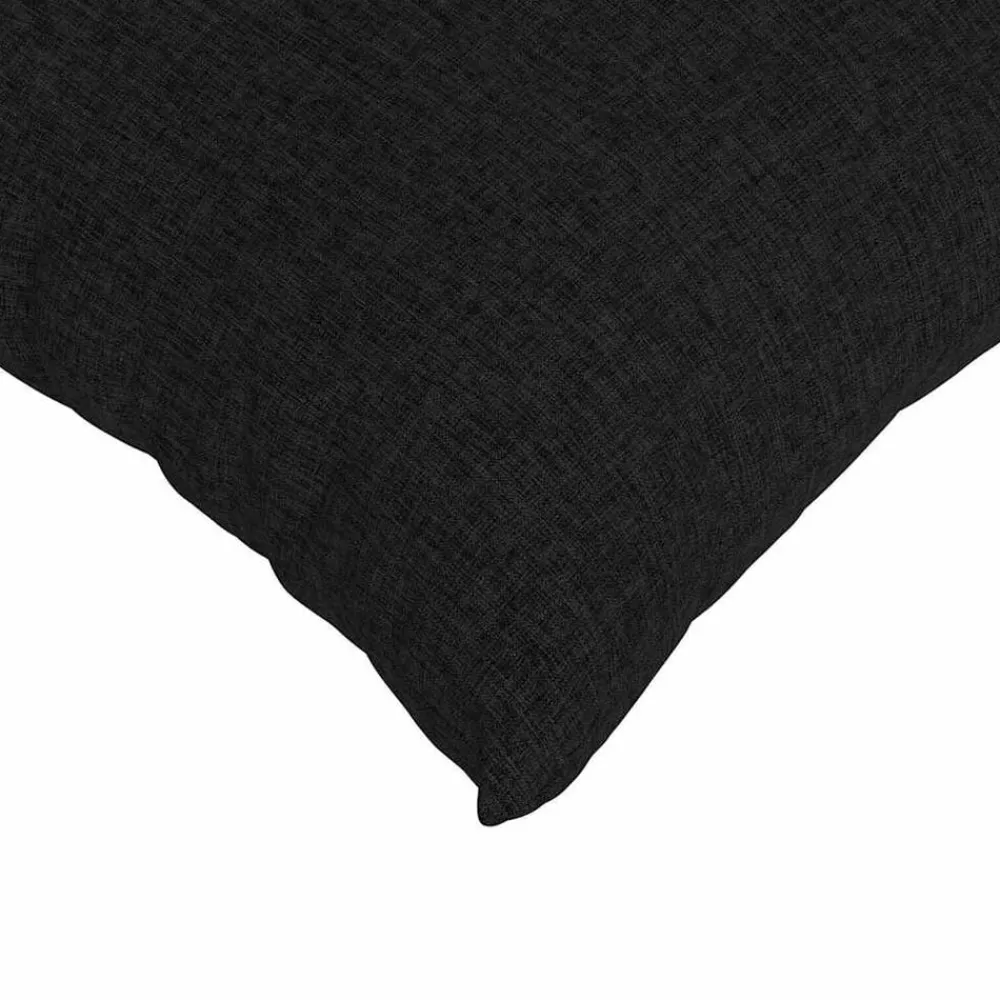 vidaXL Cojines de sofá 2 pcs 50 x 30 cm tela Negro Hot