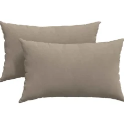 vidaXL Decoración-Cojines de sofá 2 pcs 50 x 30 cm tela