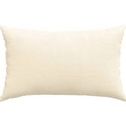 vidaXL Cojines de sofá 2 pcs 50 x 30 cm Tela de pana Crema Hot