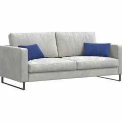 vidaXL Decoración-Cojines de sofá 2 pcs Azul Policía 50 x 30 cm Tela de pana