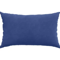 vidaXL Decoración-Cojines de sofá 2 pcs Azul Policía 50 x 30 cm Tela de pana