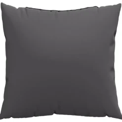 vidaXL Decoración-Cojines de sofá 4 unidades tela gris 40x40 cm