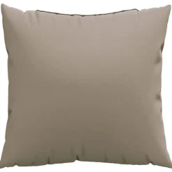 vidaXL Cojines de sofá 4 unidades tela gris 40x40 cm Taupé Hot