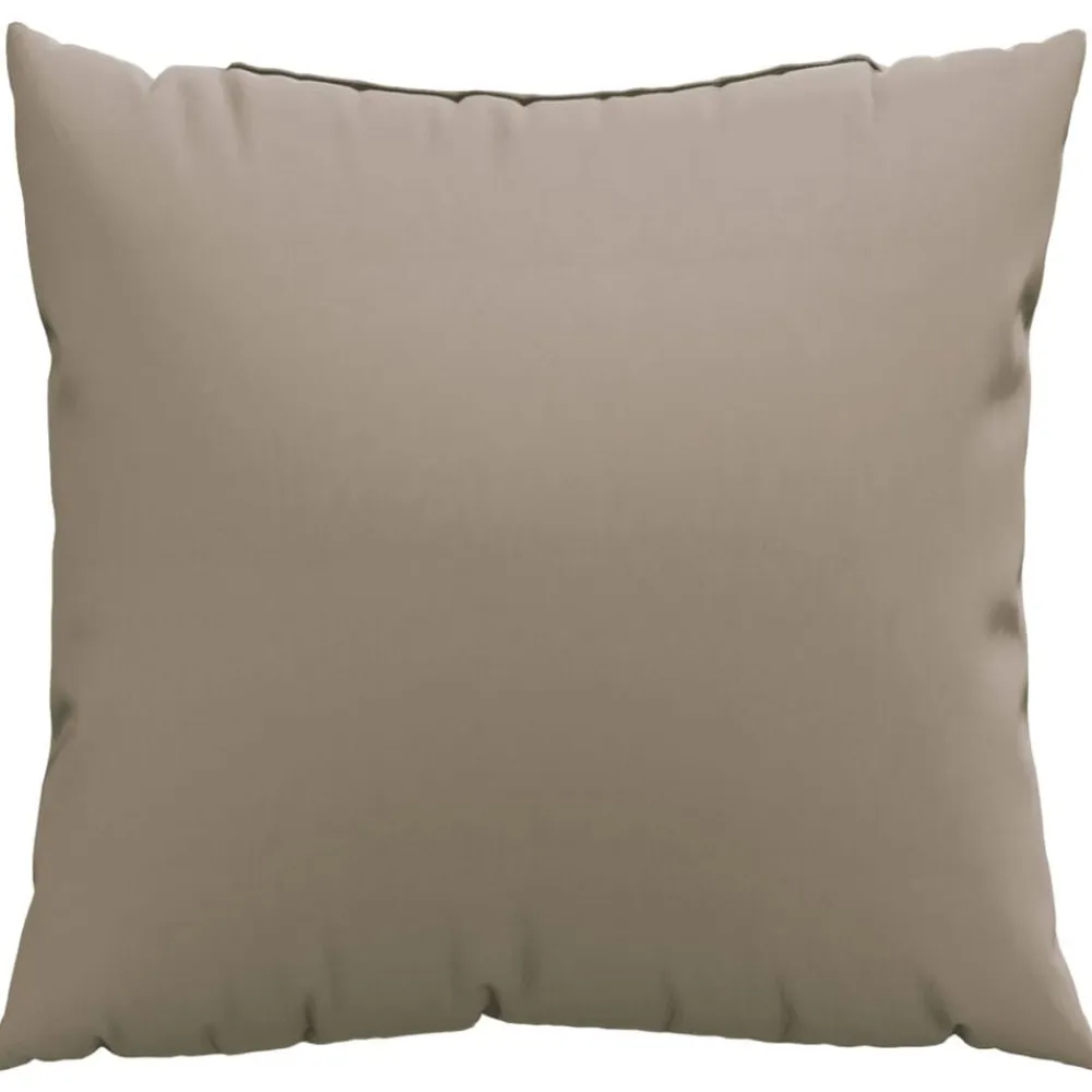 vidaXL Cojines de sofá 4 unidades tela gris 40x40 cm Taupé Hot