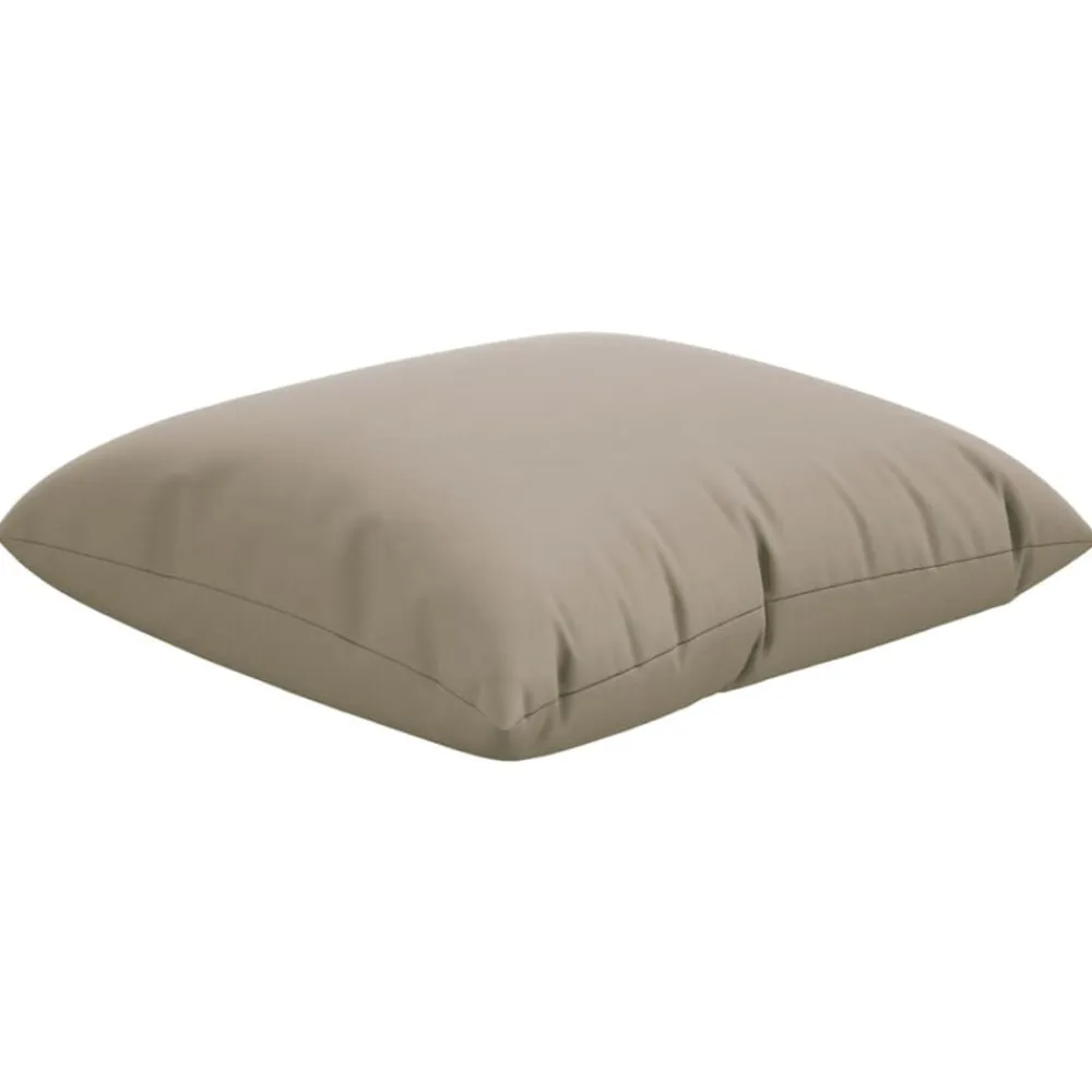 vidaXL Cojines de sofá 4 unidades tela gris 40x40 cm Taupé Hot
