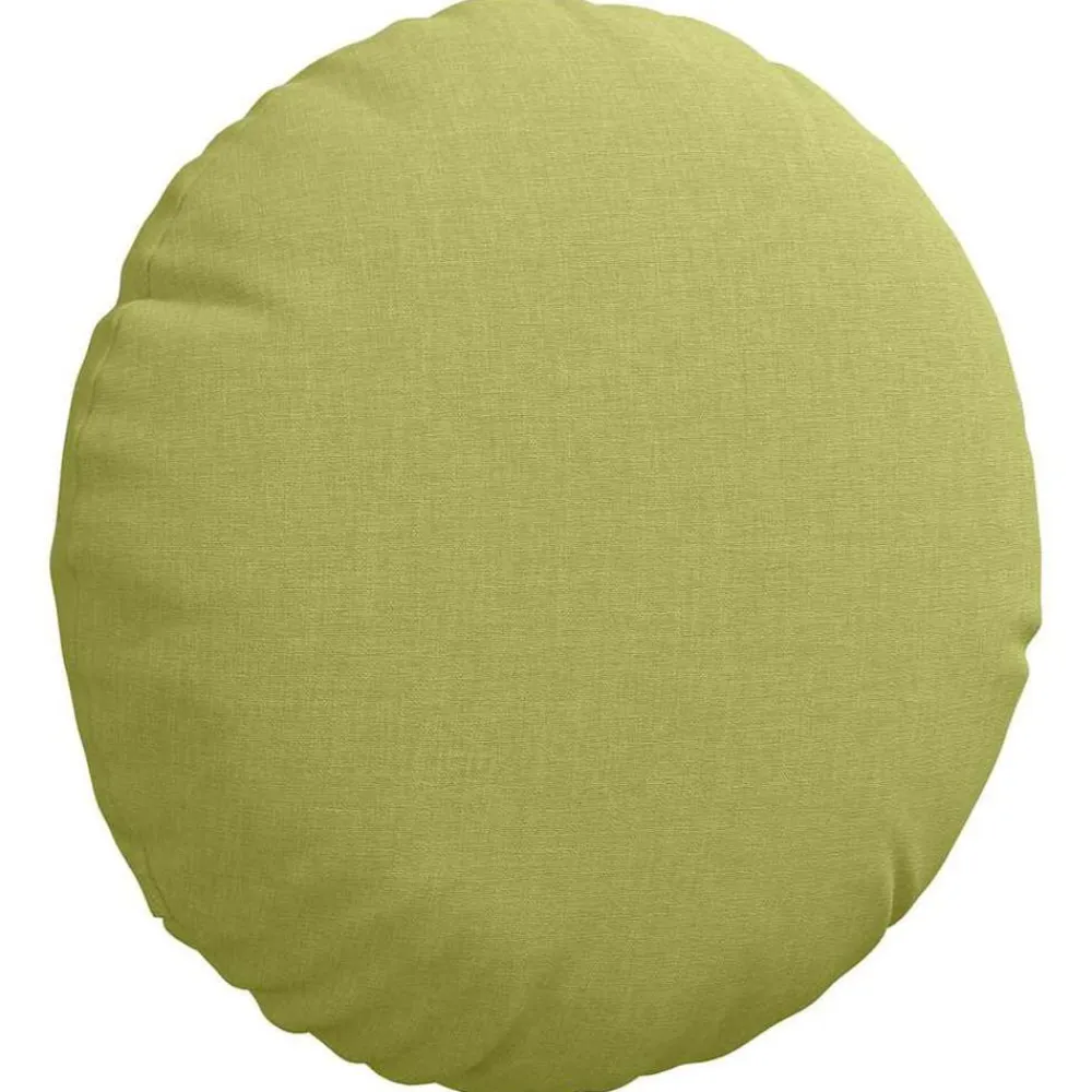vidaXL Decoración-Cojines para asiento 2 pcs Ø30 x 13 cm tela