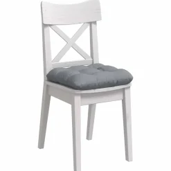 vidaXL Decoración-Cojines para asiento 4 pcs 40 x 40 x 12 cm tela