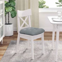 vidaXL Decoración-Cojines para asiento 4 pcs 40 x 40 x 12 cm tela