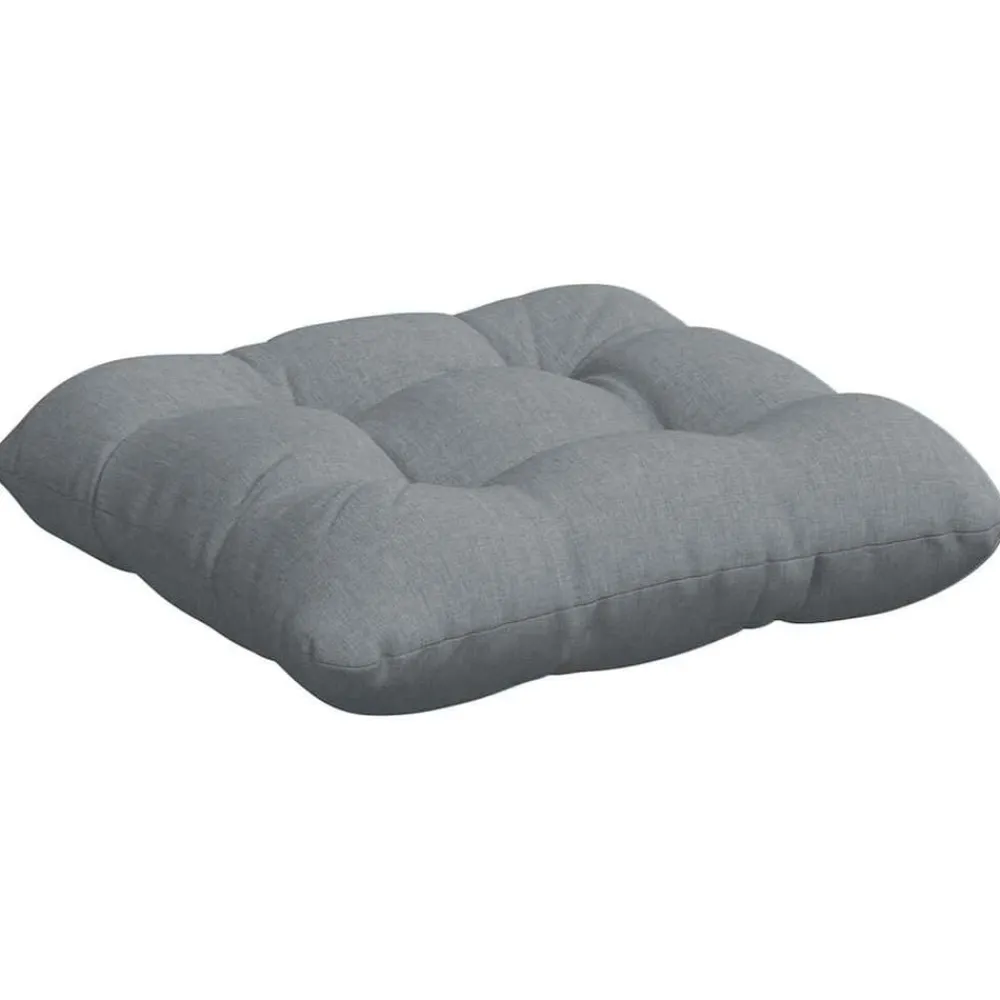 vidaXL Decoración-Cojines para asiento 4 pcs 40 x 40 x 12 cm tela