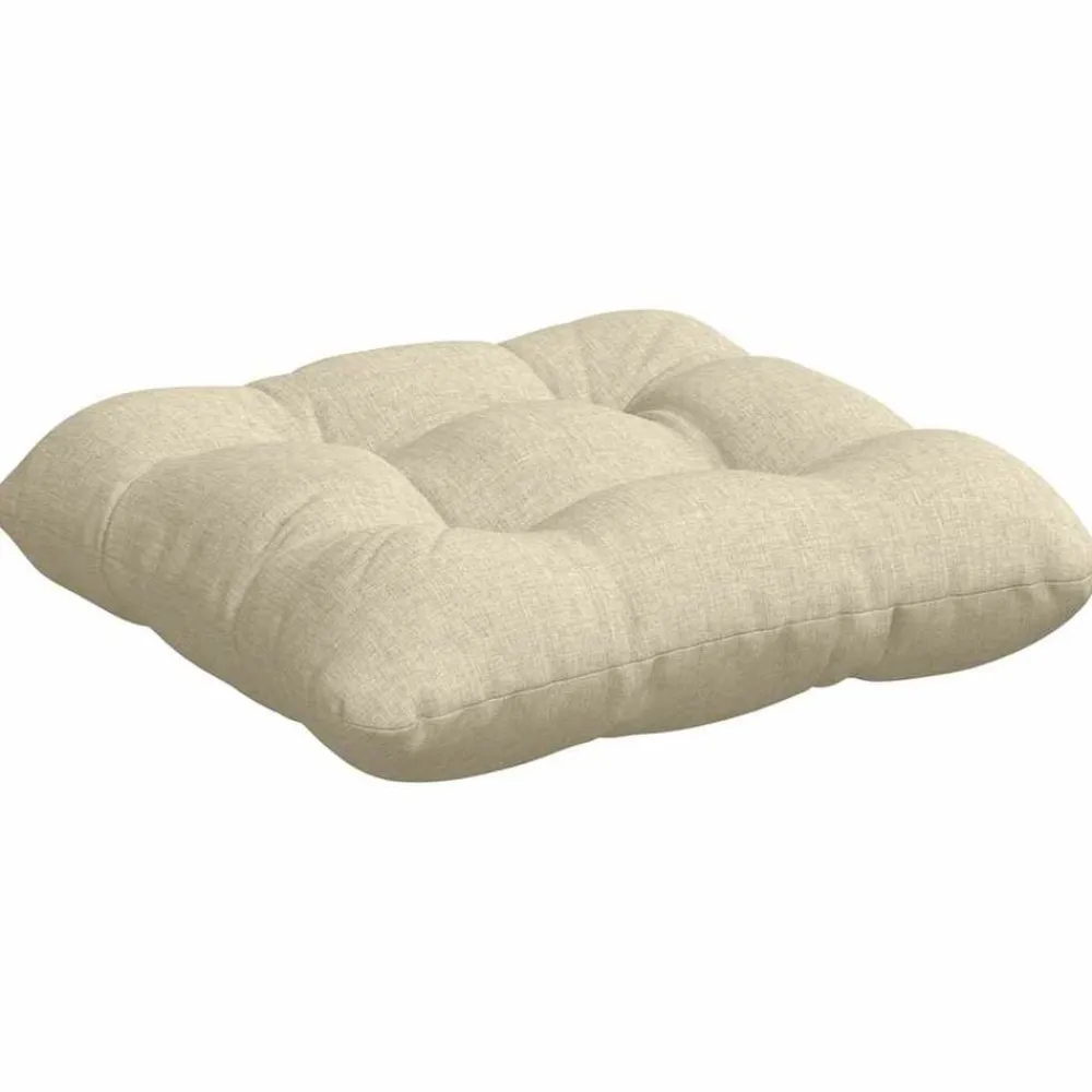 vidaXL Decoración-Cojines para asiento 4 pcs 40 x 40 x 12 cm tela