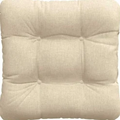 vidaXL Decoración-Cojines para asiento 4 pcs 40 x 40 x 12 cm tela
