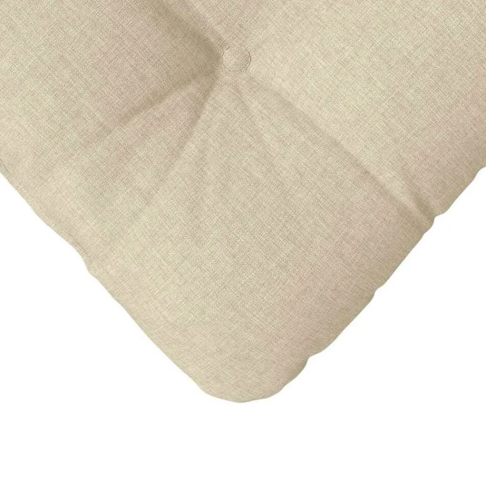 vidaXL Decoración-Cojines para asiento 4 pcs 40 x 40 x 12 cm tela