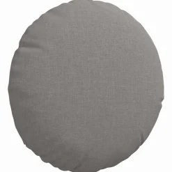 vidaXL Cojines para asiento 2 pcs Ø30 x 13 cm tela Taupé Online